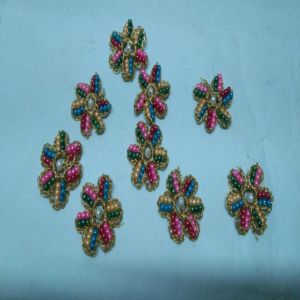 Embroidered Crochet Flower