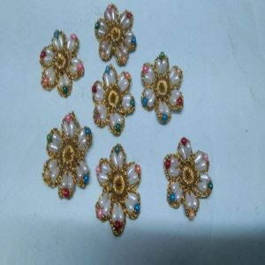 Zari Beaded Crochet Flower