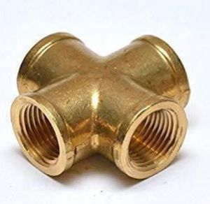 4 Way Brass Connector