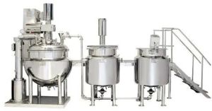 Stainless Steel Cream Manufacturing Plant