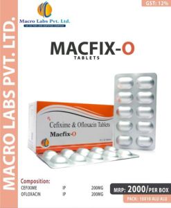 CEFIXIME200MG+OFLOXACIN 200 MG TABLETS