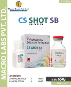 Cefoperazone Sodium Sulbactam Sodium Injection