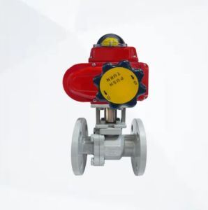Electric Actuated Flanged Two Piece Ball Valve