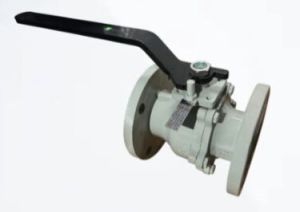SS304 Flanged Two Piece Ball Valve for Industrial Flow Control