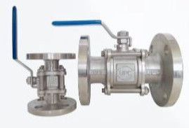 SS316 Flanged Three Piece Ball Valve