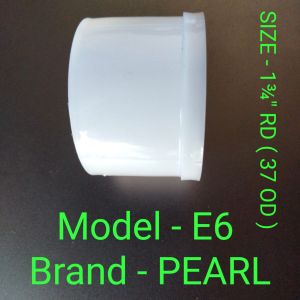 Pearl Plastic Pipe End Cap 37 OD