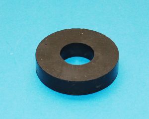 Black 19mm Rubber Deflector, For Industrial Use