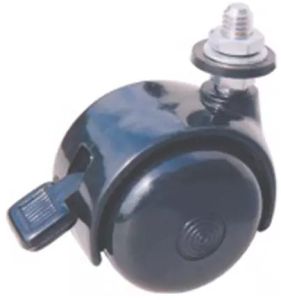 Nylon Queen Thread Type Special Brake Castor Wheel