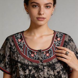 Embroidered Nighty