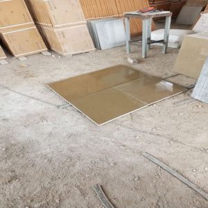 Brown Yellow Mirror Finish Kota Stone Tile