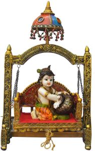 Bal Krishna Jhula Idol Statue