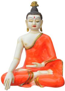 Buddha Earth Touch Meditation Idol Sitting Statue