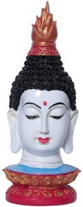 Buddha Face Head Decorative Idol Meditation Showpiece