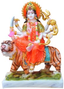 Durga Maa Ashtabhuja Tiger Idol