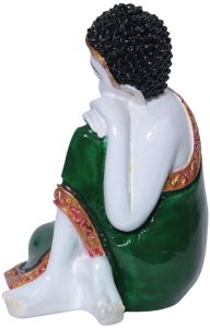 Meditative Resting Buddha Calm Pose Decor Idol