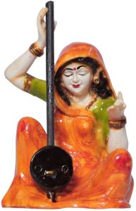 Meera Bai Veena Playing Devotional Decor Idol