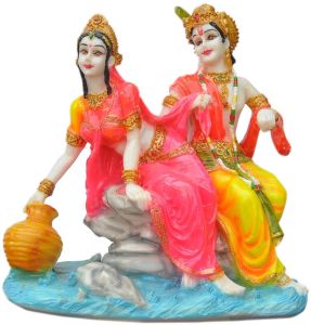 Radha Krishna River Side Idol