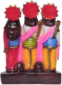 RAM Darbar Hanuman Marble Finish Decorative Idol