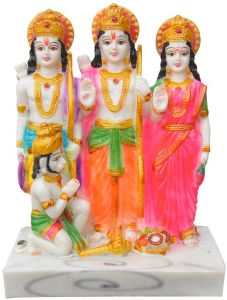 RAM Darbar Idol Statue with Hanuman
