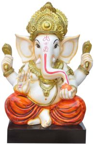 Shree Ganpati Blessing Pose Sitting Murti