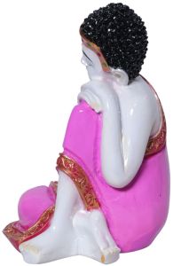 Sleeping Buddha Pink Calm Pose Decor Idol