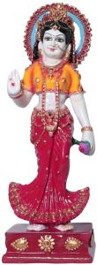 Standing Lakshmi Mata Blessing Pose Decorative Idol