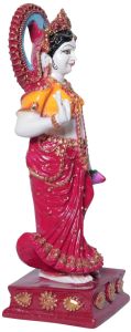 Standing Lakshmi Mata Blessing Pose Decorative Idol