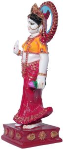 Standing Lakshmi Mata Blessing Pose Decorative Idol