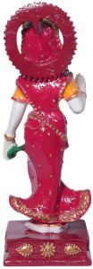 Standing Lakshmi Mata Blessing Pose Decorative Idol