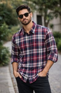 Men Multicolored Checked Cotton Casual Shirt