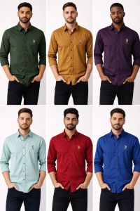 Men Regualr Fit Cotton Casual Shirt