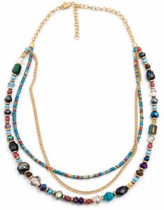 Colorful Multi Layered Beaded Necklace