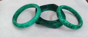 Designer Green Marble Resin Bangle