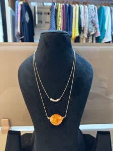 Double Layer Carnelian Gemstone Necklace