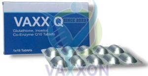 Vaxx Q Glutathione Inositol Co Enzyme Q10 Tablets