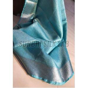 Traditional Tissue Linen Saree