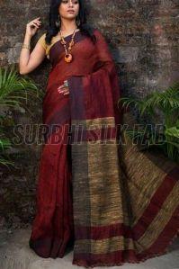 Fancy Linen Saree