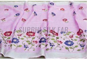 Party Wear Linen Saree