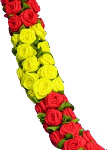 Artificial Red Yellow Rose Garland