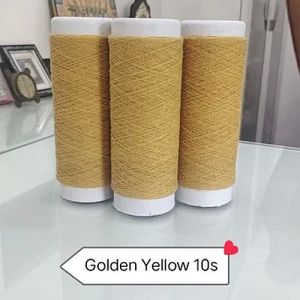 10s Golden Yellow Cotton Yarn