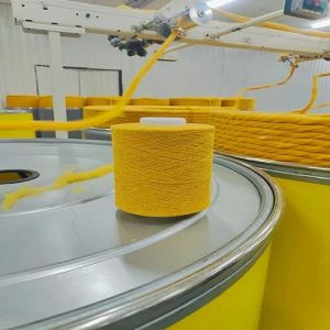 10s Golden Yellow Recycled Cotton Yarn
