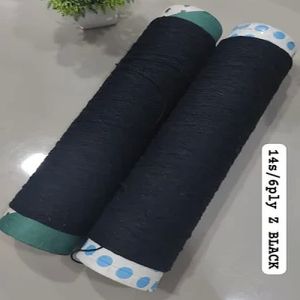 14s 6 Ply Black Cotton Yarn