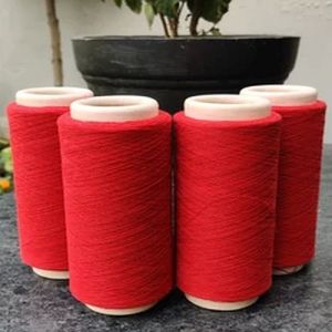20s Maroon Cotton Polyester Yarn