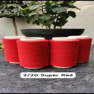 220 Super Red Cotton Polyester Yarn