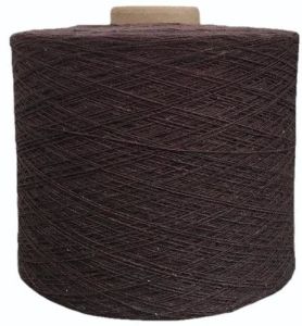 6s Dark Coffee Cotton Yarn