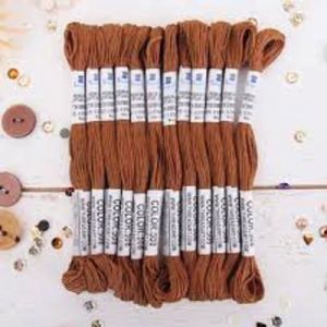 6s Dark Coffee Cotton Yarn
