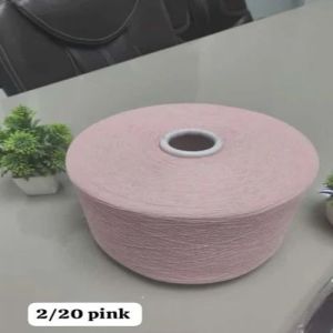 Open End 2/20 Pink Cotton Yarn