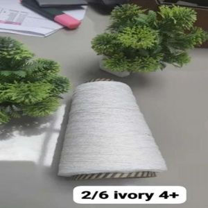 Open End 2/6 Ivory Cotton Yarn