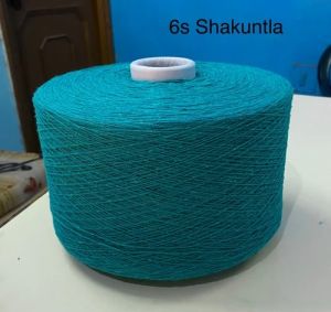 Natural White 2/6 Bleech Cotton Polyester Yarn