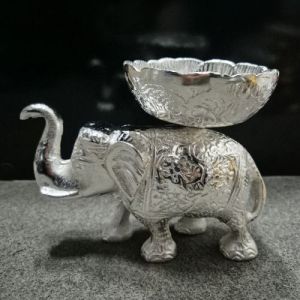 silver bowl elephant